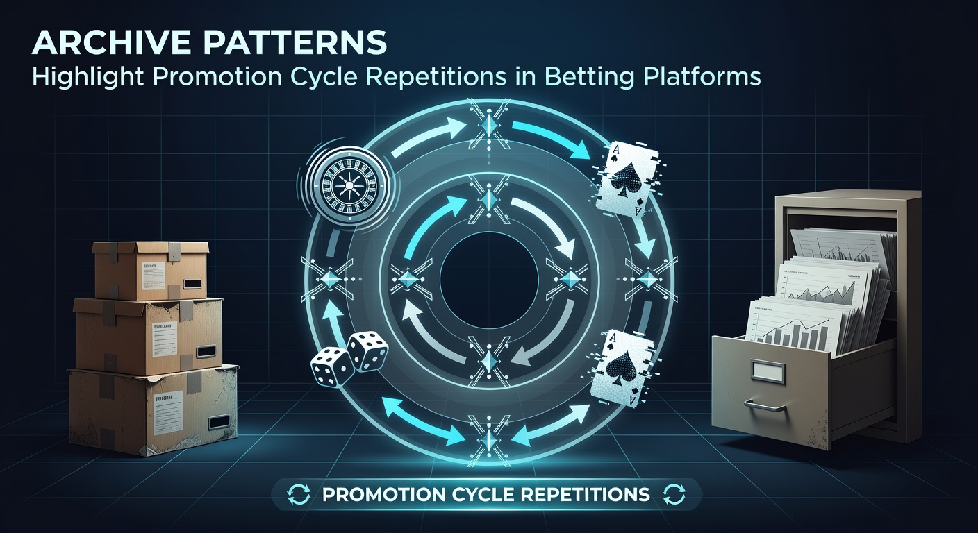 Visualization of archived promotion data revealing repeating cycles on betting platforms