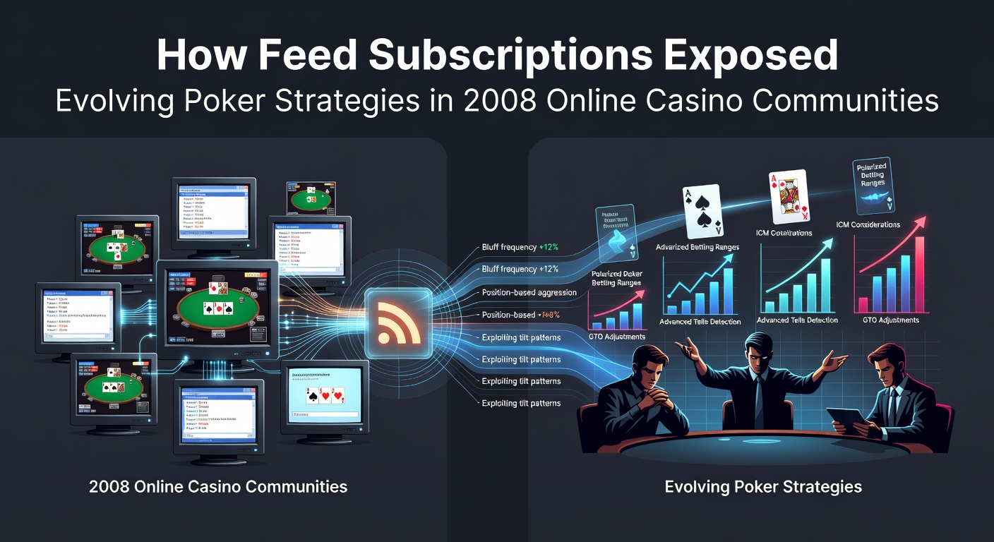 2008 online poker community discussion boards with feed subscription icons visible on screen