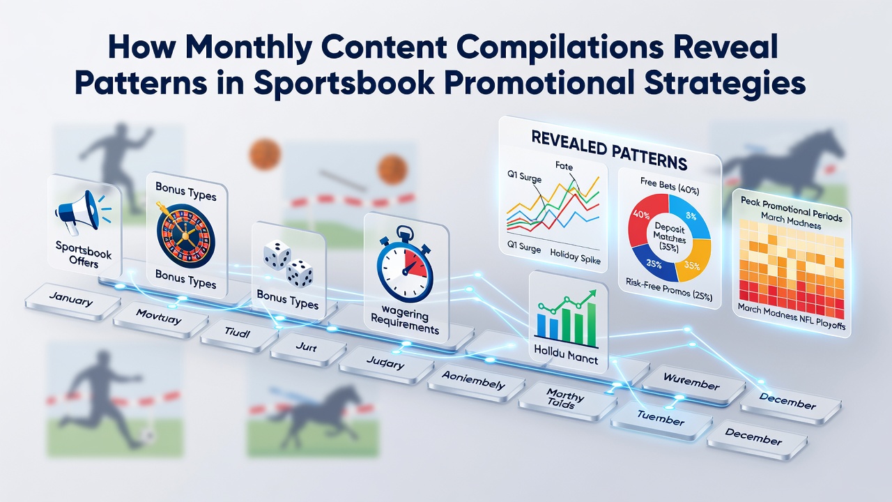 Comparison chart of regional sportsbook promotions and bonus types