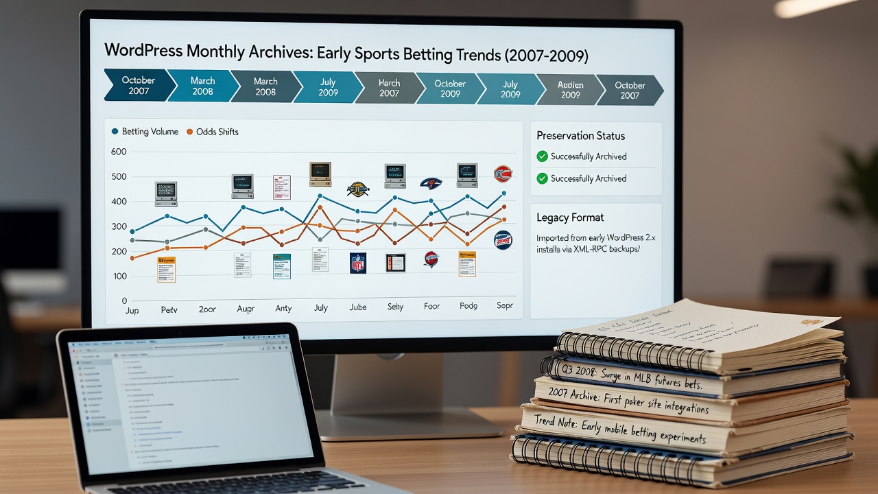 Archive listing of sports betting articles dated September 2009 on a WordPress site